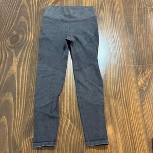 OFFLINE by AERIE Womens Medium Leggings 🖤 Charcoal‎ Gray High Rise Ribbed Yoga
